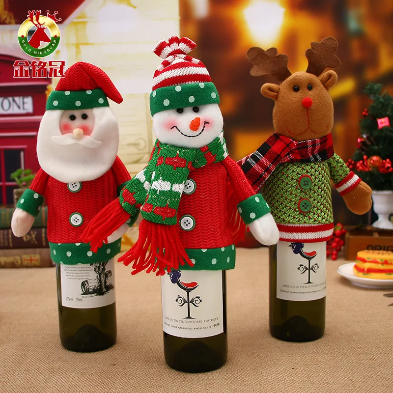 2020 New Year Christmas Wine Bottle Dust Cover Cutlery Holder Tableware Bag Noel Decor Xmas Dinner Table Deco Navidad 2019 Gift
2020 New Year Christmas Wine Bottle Dust Cover Cutlery Holder Tableware Bag Noel Decor Xmas Dinner Table Deco Navidad 2019 Gift