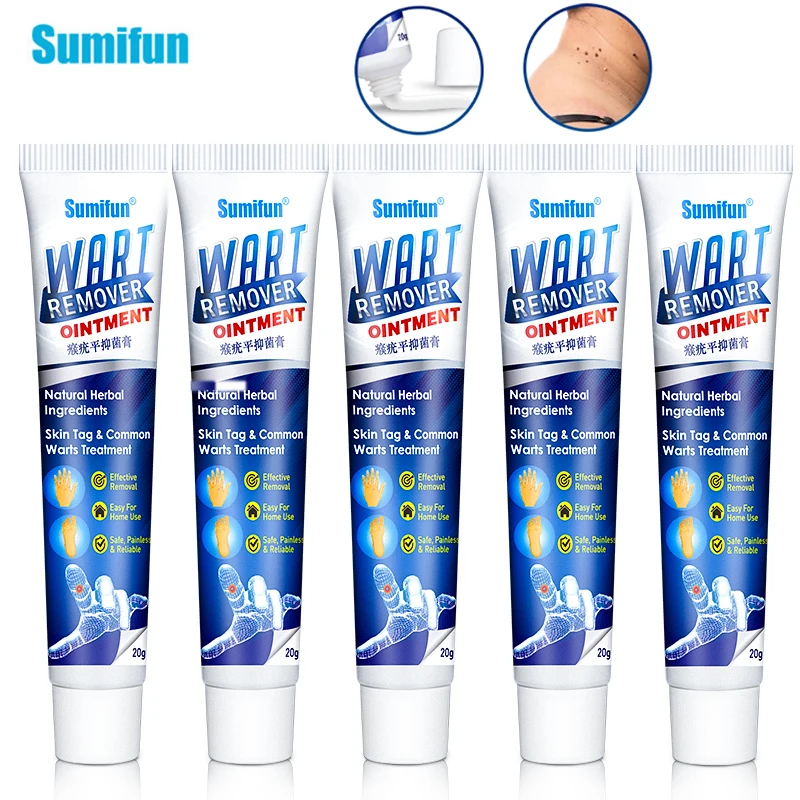 Sumifun 2/5pcs Warts Remover Ointment Antibacterial Wart Treatment Cream Skin Tags Removing Herbal Extract Corn Medical Plaster
Sumifun 2/5pcs Warts Remover Ointment Antibacterial Wart Treatment Cream Skin Tags Removing Herbal Extract Corn Medical Plaster