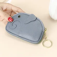 Cute Little Elephant First Layer Cowhide Mini Wallet Keychain Coin Purse Japanese Style Leather Zipper Coin Purse Fashion Casual
Cute Little Elephant First Layer Cowhide Mini Wallet Keychain Coin Purse Japanese Style Leather Zipper Coin Purse Fashion Casual