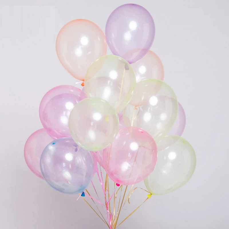 10pcs 10inch pink blue Bubble No wrinkles Clear PVC Balloons Transparent globos Birthday Wedding Party Events Decor Supplies
10pcs 10inch pink blue Bubble No wrinkles Clear PVC Balloons Transparent globos Birthday Wedding Party Events Decor Supplies