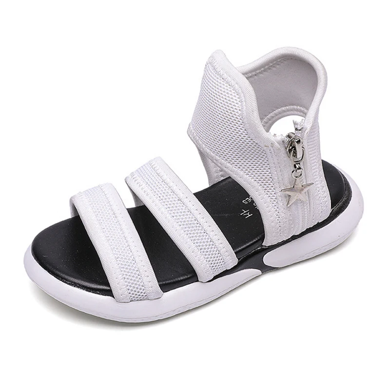 New Kids Sandals Girls Fashion Summer Sandals Solid Color Zipper Breathable Children Fashion Sneakers Girls Princess Shoes
New Kids Sandals Girls Fashion Summer Sandals Solid Color Zipper Breathable Children Fashion Sneakers Girls Princess Shoes