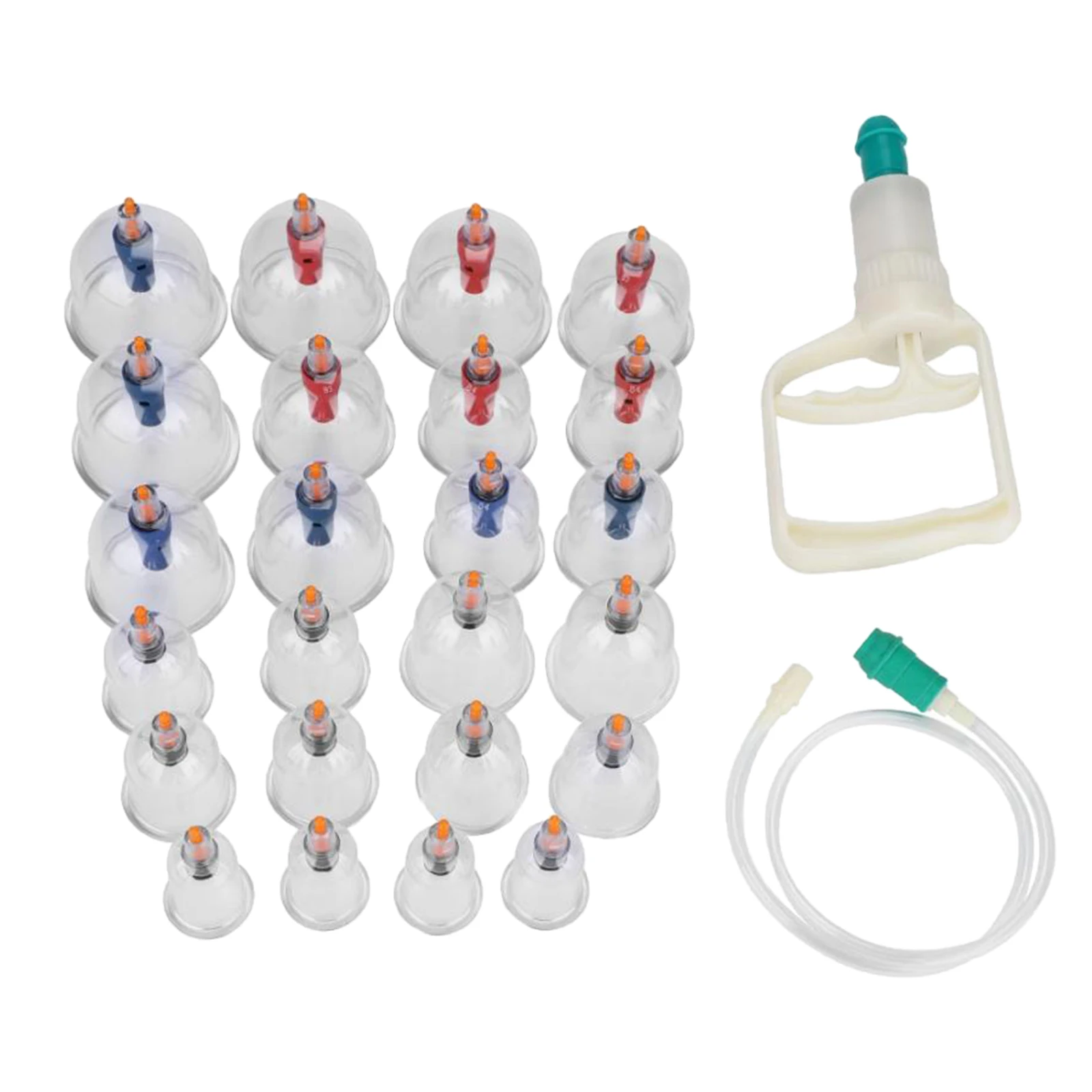 24Pcs Cupping Sets | Cupping Vacuum Suction 24 Cups Sets for Cellulite Cupping Massage Back | Chinese Cupping Pump 24Pcs Cupping Sets | Cupping Vacuum Suction 24 Cups Sets for Cellulite Cupping Massage Back | Chinese Cupping Pump