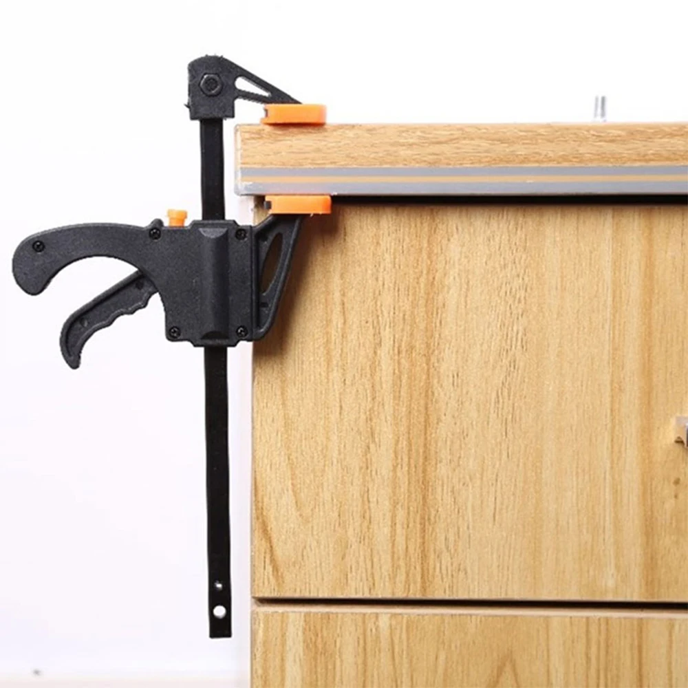 5 Size Gadget Tool DIY Adjustable Hand Wood Working Spreader Clip Kit Quick Ratchet Release F Clamp Speed Squeeze Work Bar Clamp
5 Size Gadget Tool DIY Adjustable Hand Wood Working Spreader Clip Kit Quick Ratchet Release F Clamp Speed Squeeze Work Bar Clamp