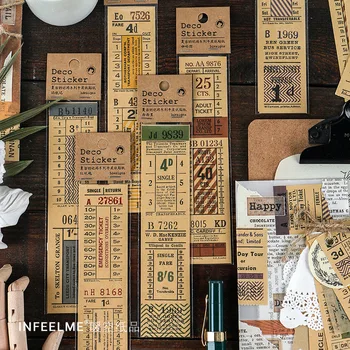 Kraft Paper Sticker Vintage Parade Series Simple Vintage Tent Material Stickers
Kraft Paper Sticker Vintage Parade Series Simple Vintage Tent Material Stickers