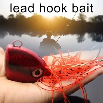 Fishing Lead Durable Portable Red Decoy Lure Fishing Bait Practical Lead Fish Head
Fishing Lead Durable Portable Red Decoy Lure Fishing Bait Practical Lead Fish Head