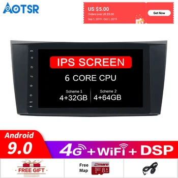 Android 9.0 Car GPS Navigation radio For Benz W211/W219/W463 2002-2009 Multimedia Player Auto Radio headunit No DVD Player dsp
Android 9.0 Car GPS Navigation radio For Benz W211/W219/W463 2002-2009 Multimedia Player Auto Radio headunit No DVD Player dsp