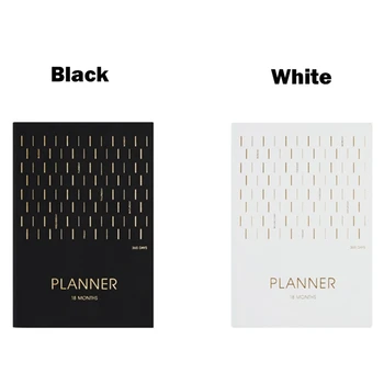 Planner Organizer Diary A5 18 Months Schedule Notebook and Journal 365 Days Weekly Personal Travel Notebooks