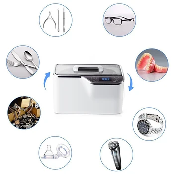 Ultrasonic System Jewelry Watch Cleaner Touch Operation Smart Timming Detachable Power Cord Sound Insulation Eliminate Vibration
Ultrasonic System Jewelry Watch Cleaner Touch Operation Smart Timming Detachable Power Cord Sound Insulation Eliminate Vibration