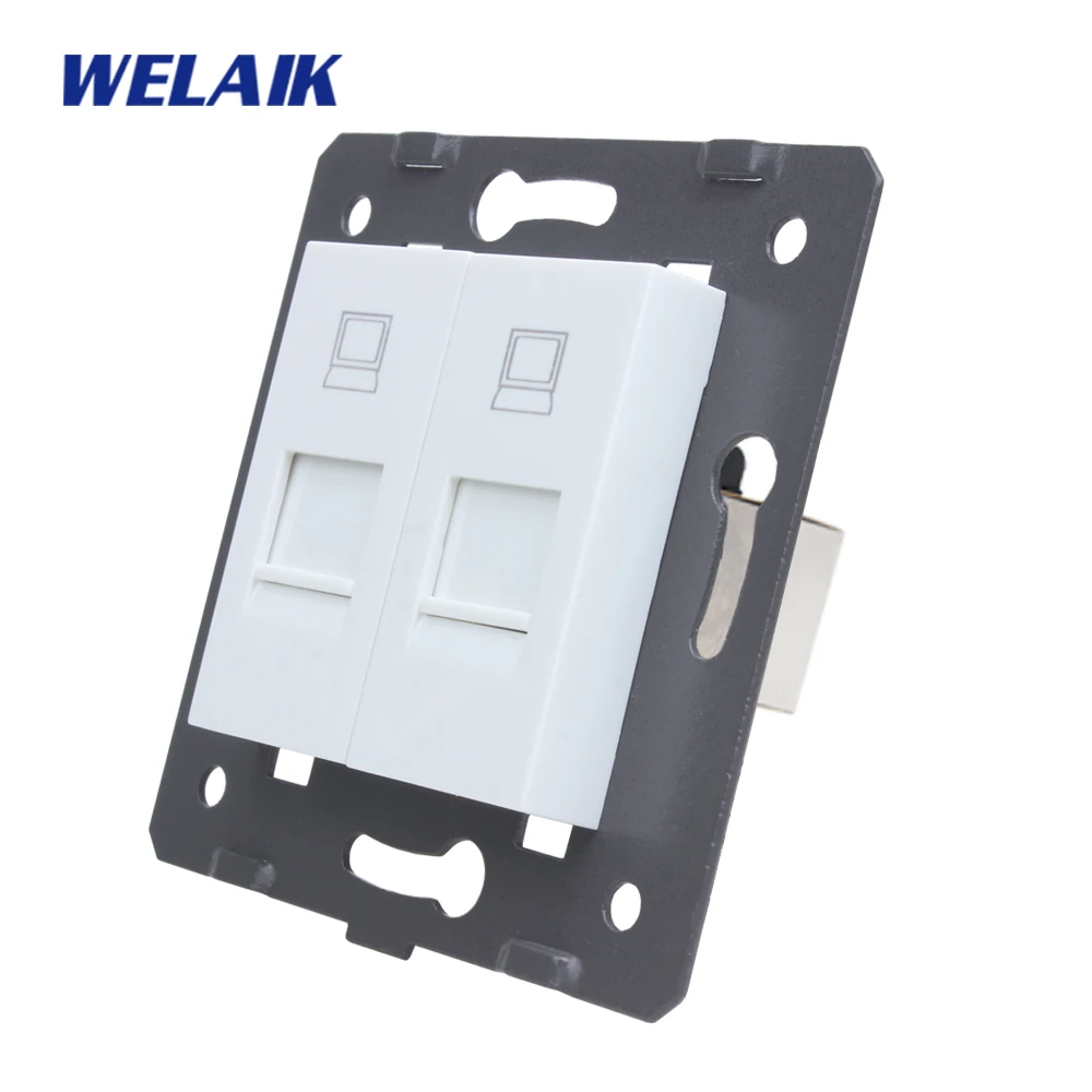 WELAIK-1 Free Shipping shield Two links PC Panel EU RJ45 CAT6A Wall Computer Socket European Outlet DIY Parts A82COLTW
WELAIK-1 Free Shipping shield Two links PC Panel EU RJ45 CAT6A Wall Computer Socket European Outlet DIY Parts A82COLTW