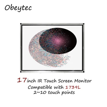 17" IR touch screen display monitor compatible with 1739L, for industrial area wall mounted embedded using, 1 year warranty
17" IR touch screen display monitor compatible with 1739L, for industrial area wall mounted embedded using, 1 year warranty