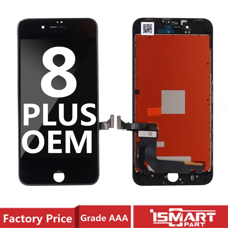 OEM For iPhone 8 Plus LCD Screen Display 3D Touch Digitizer Assembly Replacement for iPhone Repair A1864 A1897 A1898
OEM For iPhone 8 Plus LCD Screen Display 3D Touch Digitizer Assembly Replacement for iPhone Repair A1864 A1897 A1898