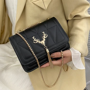 Chain Cross body Bags Shoulder Handbags for Women 2020 New Trend Fashion Tassel Messenger Bag Branded Lady's Small Hand Bag
Chain Cross body Bags Shoulder Handbags for Women 2020 New Trend Fashion Tassel Messenger Bag Branded Lady's Small Hand Bag