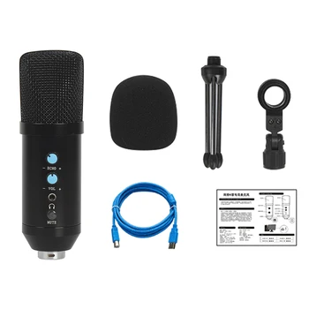Live Streaming For Computer Laptop Podcast USB Microphone Volume Control Recording Studio Condenser Gaming With Headphone Jack
Live Streaming For Computer Laptop Podcast USB Microphone Volume Control Recording Studio Condenser Gaming With Headphone Jack