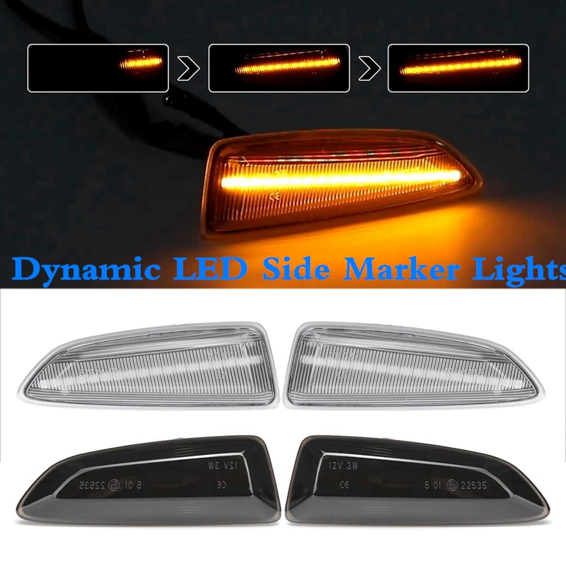 2PCS Dynamic LED Side Marker Lights 12V Flowing Turn Signal Light Side Repeater Lamp Panel Lamp for Opel for Vauxhall Astra J K
2PCS Dynamic LED Side Marker Lights 12V Flowing Turn Signal Light Side Repeater Lamp Panel Lamp for Opel for Vauxhall Astra J K