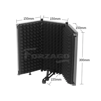 Trusiner WS-03 3 Panels Microphone Windshield Professional Recording Studio Equipment Multi-layer Noise Reduction
Trusiner WS-03 3 Panels Microphone Windshield Professional Recording Studio Equipment Multi-layer Noise Reduction
