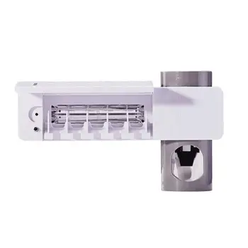 Wall Mount Multifunctional Automatic Toothpaste Dispenser Squeezer with Toothbrush Sterilizer Sanitizer Holder with US Plug
Wall Mount Multifunctional Automatic Toothpaste Dispenser Squeezer with Toothbrush Sterilizer Sanitizer Holder with US Plug
