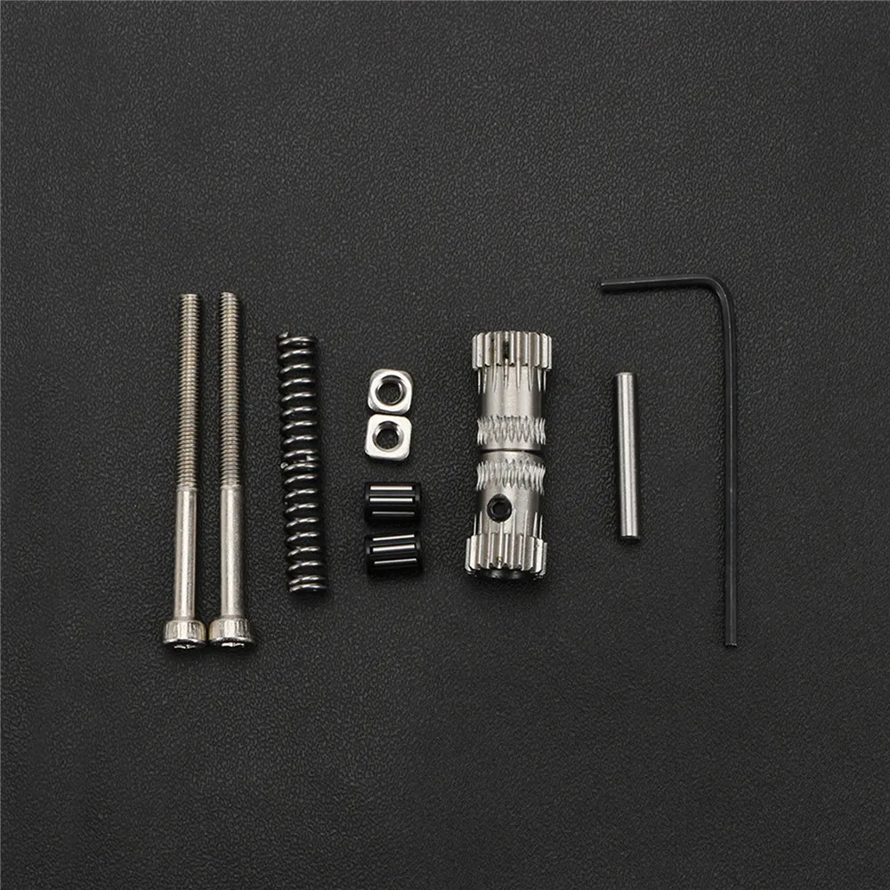 Double Gear Wheel Extruder Kit Extrusion Wheel with Spring for Prusa mk2/mk2.5/mk3 Bondtech 3D Printer Accessories
Double Gear Wheel Extruder Kit Extrusion Wheel with Spring for Prusa mk2/mk2.5/mk3 Bondtech 3D Printer Accessories