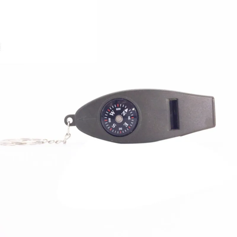 Portable Multi Functional Survival Whistle ABS Plastic Compass Thermometer Magnifying Keychain Tool
Portable Multi Functional Survival Whistle ABS Plastic Compass Thermometer Magnifying Keychain Tool