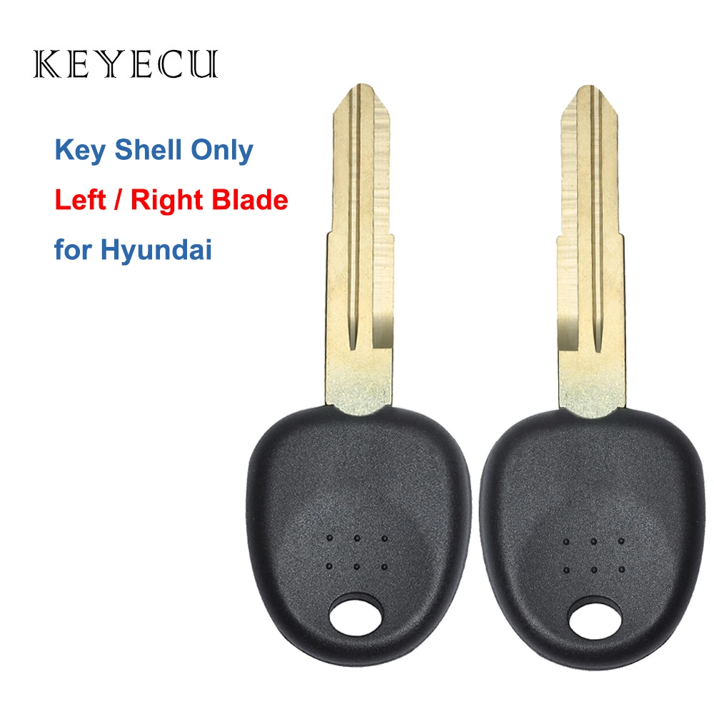 Keyecu Transponder Chip Key Case Shell - Left/ Right Blade - FOB for HYUNDAI Coupe Tucson Elantra Accent Santa Fe i10
Keyecu Transponder Chip Key Case Shell - Left/ Right Blade - FOB for HYUNDAI Coupe Tucson Elantra Accent Santa Fe i10