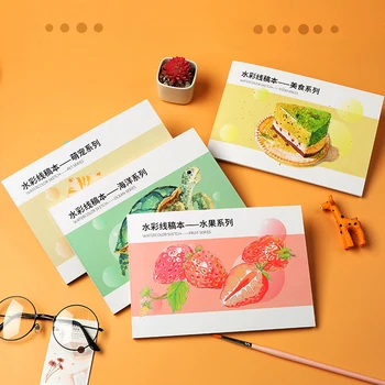 Watercolor fill line copy book For beginners Coloring pigment painting tool set for beginners
Watercolor fill line copy book For beginners Coloring pigment painting tool set for beginners