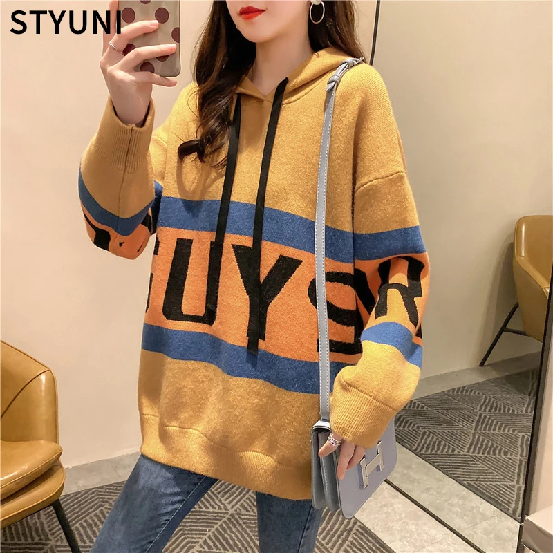 Teen Girls Hoodie Bts Women's Loose Sweatshirt Fall/Winter 2020 New Letter Color Combination Mid-length Casual Pullover Hoodie
Teen Girls Hoodie Bts Women's Loose Sweatshirt Fall/Winter 2020 New Letter Color Combination Mid-length Casual Pullover Hoodie