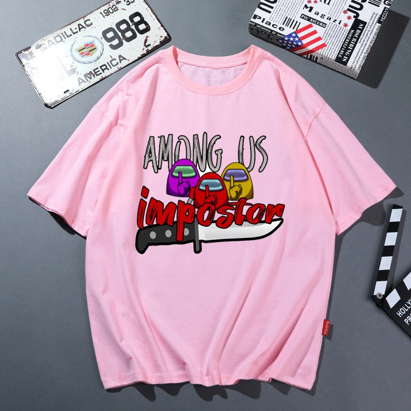 Funny Among Us Impostor Graphic Tshirts Women Funny Vogue T Shirt Femme Harajuku Shirt Kawaii Clothes Female T-Shirt Wholesale
Funny Among Us Impostor Graphic Tshirts Women Funny Vogue T Shirt Femme Harajuku Shirt Kawaii Clothes Female T-Shirt Wholesale