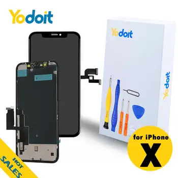 Yodoit for iPhone X Screen Replacement OLED Display Touch For iPhone X LCD Touch Digitizer Full Assembly+Tools
Yodoit for iPhone X Screen Replacement OLED Display Touch For iPhone X LCD Touch Digitizer Full Assembly+Tools