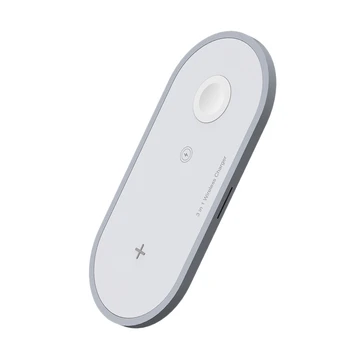 Wireless Charging 3 in 1 Fast Charging Station for Apple Watch Series / Compatible for iPhone 11 Series/Samsung 
Wireless Charging 3 in 1 Fast Charging Station for Apple Watch Series / Compatible for iPhone 11 Series/Samsung