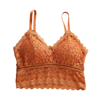 One size lace beauty back sling bottoming underwear female French inner gathered breathable hollow wrapped chest no steel ring b
One size lace beauty back sling bottoming underwear female French inner gathered breathable hollow wrapped chest no steel ring b