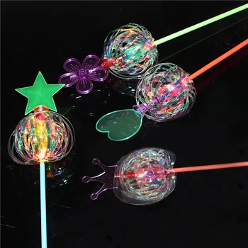 Funny Magic Toy Sparkling Spindle Wand Amazing Rotate Colorful Bubble Shape Glow Stick Toys For Kid Children Gifts B99
Funny Magic Toy Sparkling Spindle Wand Amazing Rotate Colorful Bubble Shape Glow Stick Toys For Kid Children Gifts B99