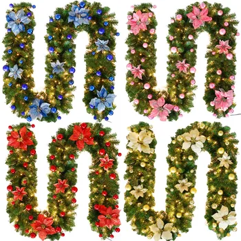 2.7 M Christmas LED Rattan Garland Decorative Green Christmas Garland Artificial Xmas Tree Rattan Banner Decoration
2.7 M Christmas LED Rattan Garland Decorative Green Christmas Garland Artificial Xmas Tree Rattan Banner Decoration
