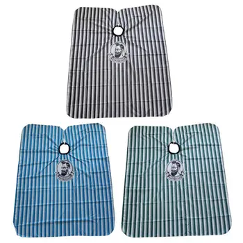 Professional Stripe Hair Dressing Gown Anti-static Haircut Apron Breathable Hair Cutting Cloth Cape Barber Shop Hairdresser