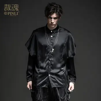 Free shipping 2020 spring new style men's Soul cutting spring Fake two pieces of solid color long-sleeved shirt tide BC193113381
Free shipping 2020 spring new style men's Soul cutting spring Fake two pieces of solid color long-sleeved shirt tide BC193113381
