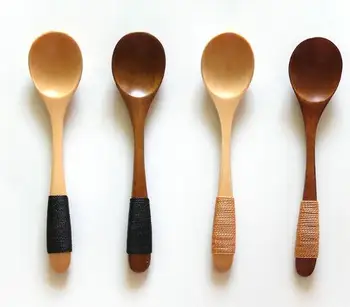 100pcs 13*2.8cm Wooden Spoon Ice Cream Coffee Tea Soup Wood Honey Spoons Handle with Yarn Rope
100pcs 13*2.8cm Wooden Spoon Ice Cream Coffee Tea Soup Wood Honey Spoons Handle with Yarn Rope