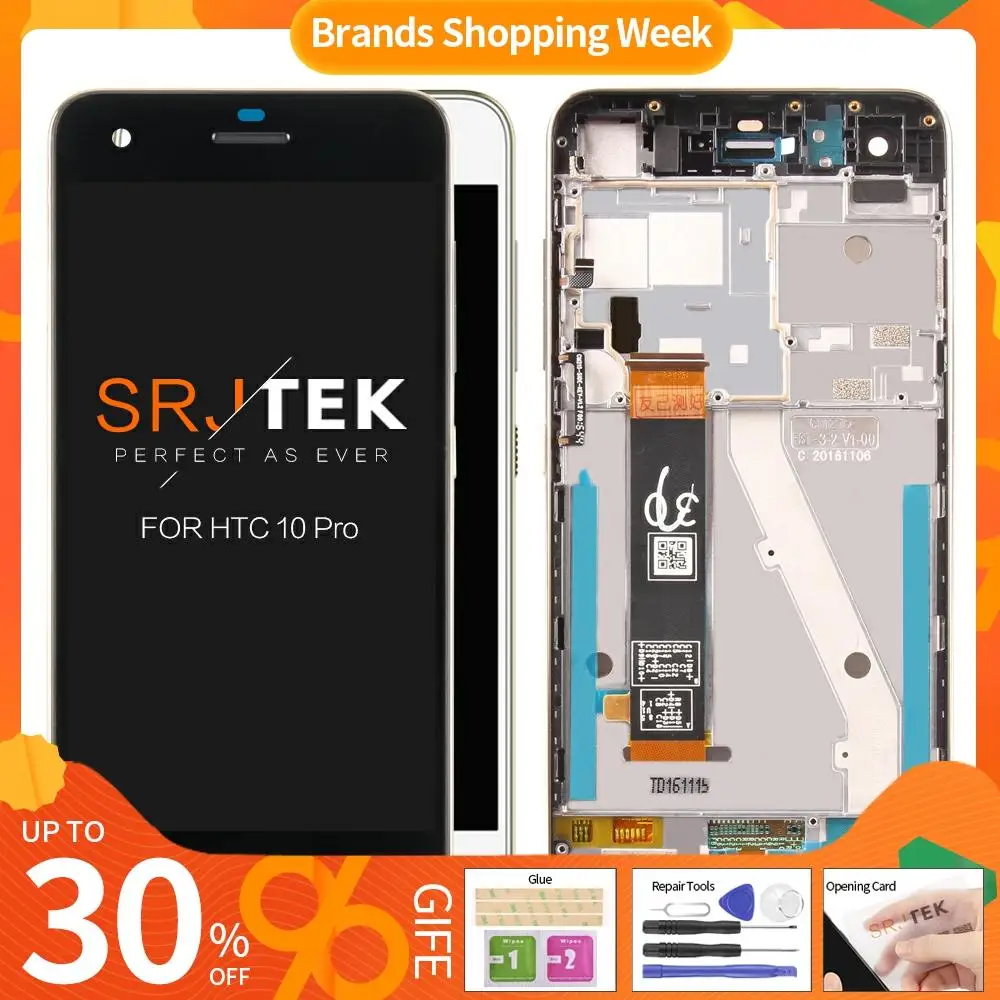 Original 5.5'' IPS LCD For HTC 10 Pro LCD Display Touch Screen D10W Digitizer For Desire 10 Pro LCD Screen Replacement Parts
Original 5.5'' IPS LCD For HTC 10 Pro LCD Display Touch Screen D10W Digitizer For Desire 10 Pro LCD Screen Replacement Parts