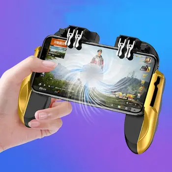 H9 Six Fingers Mobile Phone Cooling Fan Game Controller Joystick Gamepad Handle for Smart Phone Cellphones
H9 Six Fingers Mobile Phone Cooling Fan Game Controller Joystick Gamepad Handle for Smart Phone Cellphones