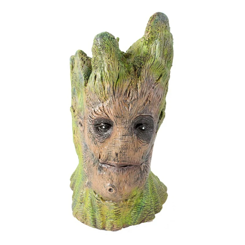 Латексная Маска Groot на все лицо Хэллоуин волшебный ужас сухая дерево резиновые