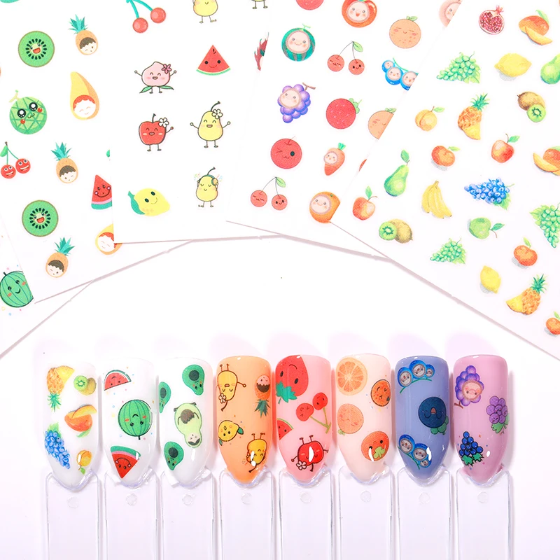 1 Sheet Nail Sticker Mixed Patterns Colorful Transfer Decals Summer Party Fruits Nail Art DIY Design Decorations Stickers
1 Sheet Nail Sticker Mixed Patterns Colorful Transfer Decals Summer Party Fruits Nail Art DIY Design Decorations Stickers