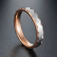 Rose Gold Color Crystal Wave Pattern Simple Design Finger Ring for Women Girls Charm Jewelry Birthday Wedding Rings
Rose Gold Color Crystal Wave Pattern Simple Design Finger Ring for Women Girls Charm Jewelry Birthday Wedding Rings