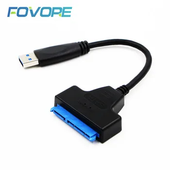 Adapter SATA III USB 3.0 Cable External Hard Drive USB to Serial ATA 22pin Converter Hard Disk W/ UASP for 2.5" HDD/SSD
Adapter SATA III USB 3.0 Cable External Hard Drive USB to Serial ATA 22pin Converter Hard Disk W/ UASP for 2.5" HDD/SSD