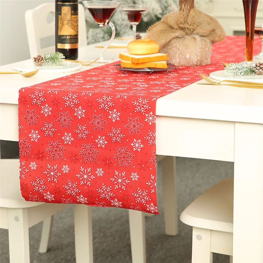 Christmas Accessories Table Runner Burlap Print Floral Dust Proof Covers Table Mat Xmas Decoration Home New Year Table Cloths
Christmas Accessories Table Runner Burlap Print Floral Dust Proof Covers Table Mat Xmas Decoration Home New Year Table Cloths