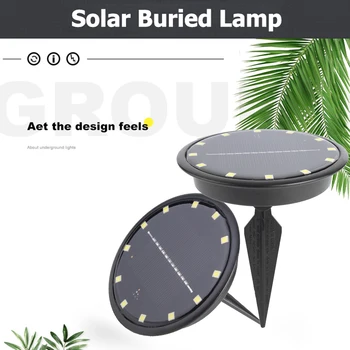 Outdoor 12 LED Solar Powered Round Ground Light Automatic Sensor Pathway Floor Underground Garden Landscape Lighting Lamp
Outdoor 12 LED Solar Powered Round Ground Light Automatic Sensor Pathway Floor Underground Garden Landscape Lighting Lamp