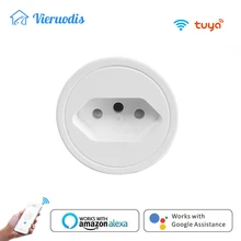 16A BR Brazil Wifi Smart Plug Socket With Power Monitor Wireless Tuya SmartLife APP Timer Voice Works for Google Home Alexa
16A BR Brazil Wifi Smart Plug Socket With Power Monitor Wireless Tuya SmartLife APP Timer Voice Works for Google Home Alexa