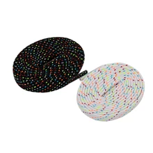 Official Coolstring 7MM Canvas Easy Flat Laces Unisex Multicolor Dot Matrix Shoelace Young&Youth Unique Shoe Cordones
Official Coolstring 7MM Canvas Easy Flat Laces Unisex Multicolor Dot Matrix Shoelace Young&Youth Unique Shoe Cordones