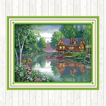 Leisure Hut Counted Cross Stitch Kits Printed Fabric 14ct 11ct Embroidery Thread Set DIY Handmade Needlework Set Home Decoration
Leisure Hut Counted Cross Stitch Kits Printed Fabric 14ct 11ct Embroidery Thread Set DIY Handmade Needlework Set Home Decoration