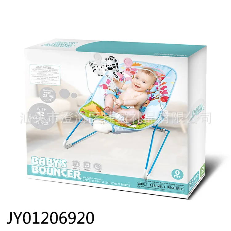 New Style CHILDREN'S Rocking Chair Multi-functional Vibration with Music Small Animal Pendant Infants Pacify Chair
New Style CHILDREN'S Rocking Chair Multi-functional Vibration with Music Small Animal Pendant Infants Pacify Chair