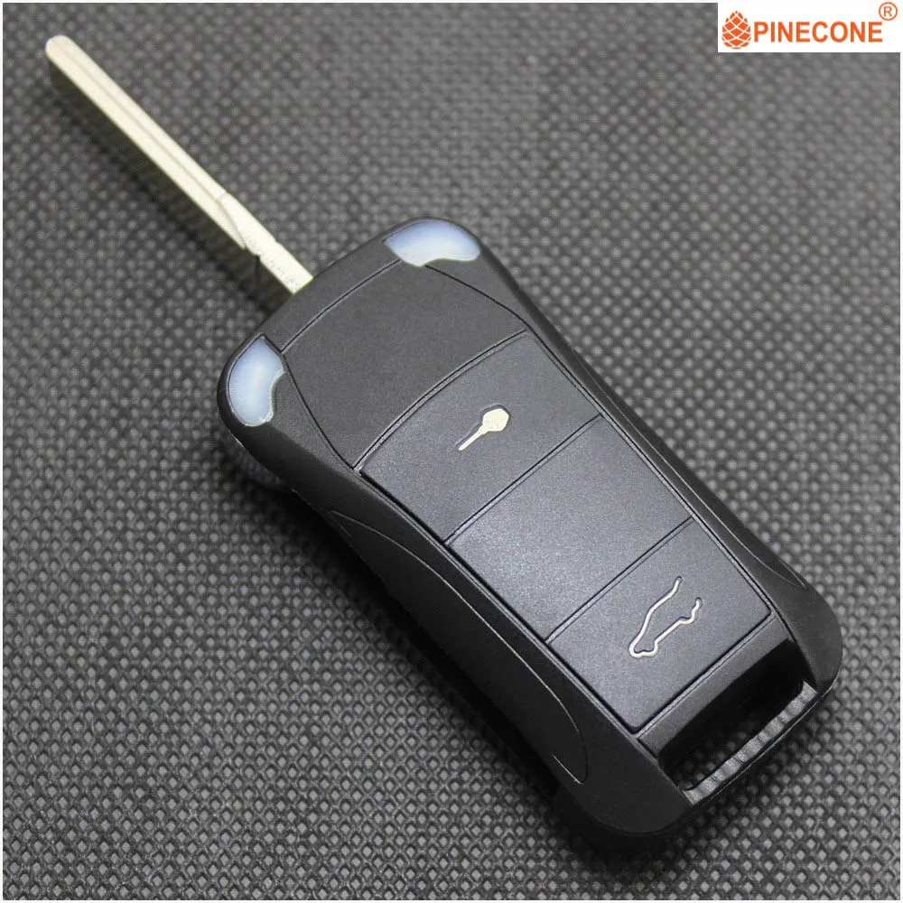 PINECONE for PORSCHE CAYENNE GTS Key Case 2 Button High Quality Uncut HU66 Blade Replace Flip Folding Car Key Fob Shell Cover
PINECONE for PORSCHE CAYENNE GTS Key Case 2 Button High Quality Uncut HU66 Blade Replace Flip Folding Car Key Fob Shell Cover
