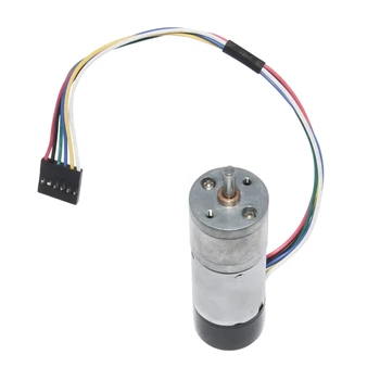 25GA370H DC 12V 24V Gear Motor with Dual Channel Encoder for DIY 10 15 25 35 60 80 130 150 300 600rpm DC Encoder Gear Motor
25GA370H DC 12V 24V Gear Motor with Dual Channel Encoder for DIY 10 15 25 35 60 80 130 150 300 600rpm DC Encoder Gear Motor