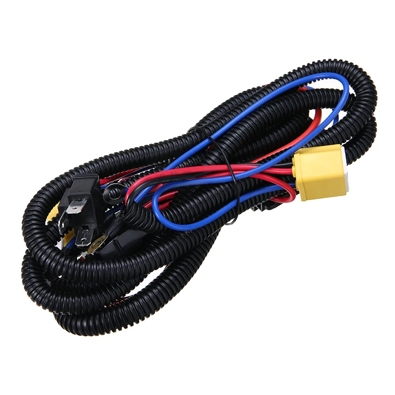 

H4 Wiring Harness 12V 55W 100W HID Car Headlight LED Light Brightness Booster Wiring Harness Connection Accessories