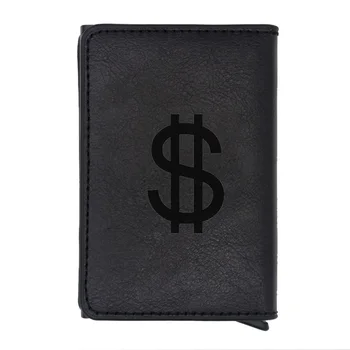 Classic Black Dollar Logo Sculpture Rfid Credit Card Holder Anti-Theft Automatic Wallet Card Case Men Mini Leather Male Purse
Classic Black Dollar Logo Sculpture Rfid Credit Card Holder Anti-Theft Automatic Wallet Card Case Men Mini Leather Male Purse